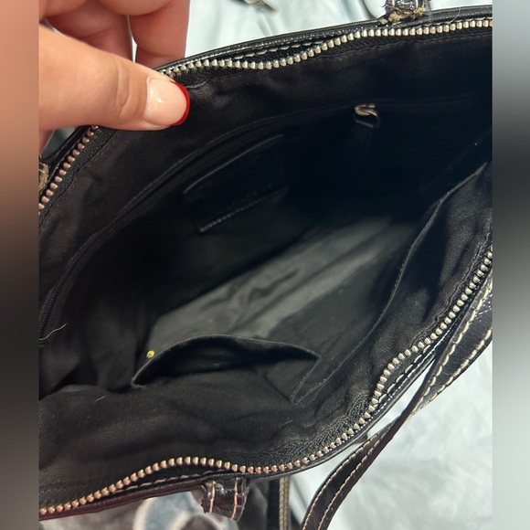 Coach Black Signature Classic Mini tote - Picture 3 of 3